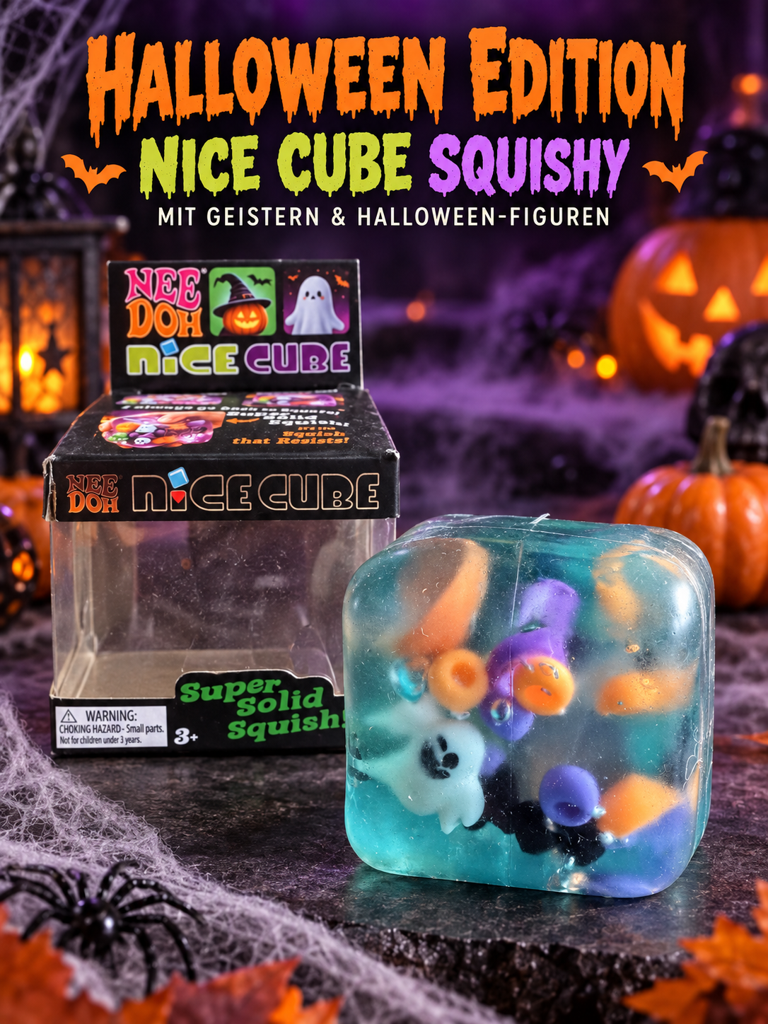 👻🎃 Nice Cube Squishy – Halloween-Edition