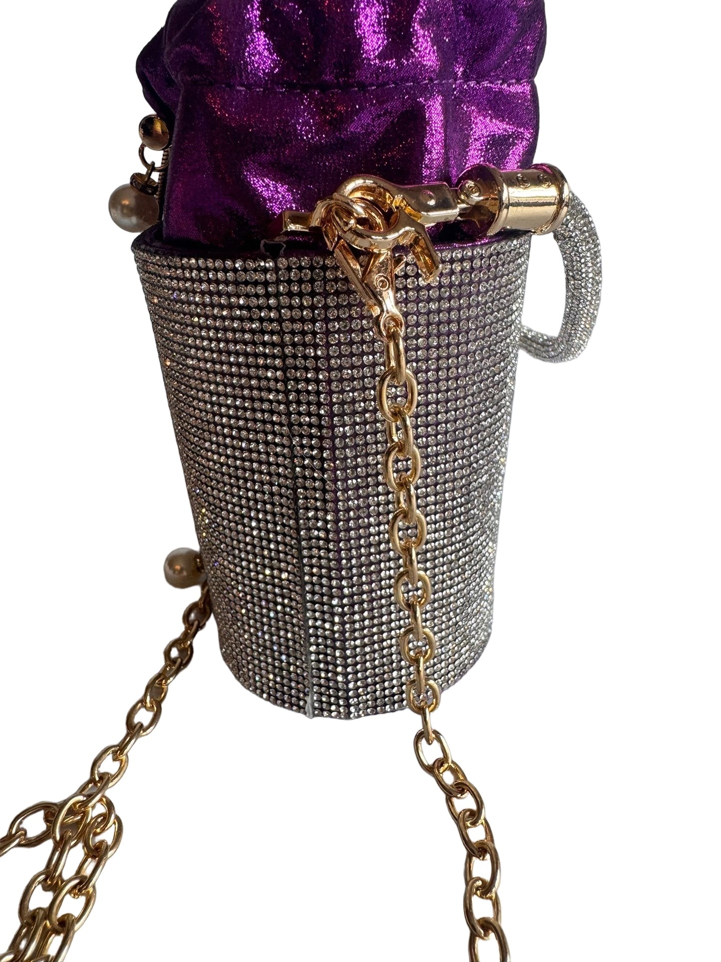 Tom & Eva Abendtasche - Violett-silber (Abend Taschen VC2031)