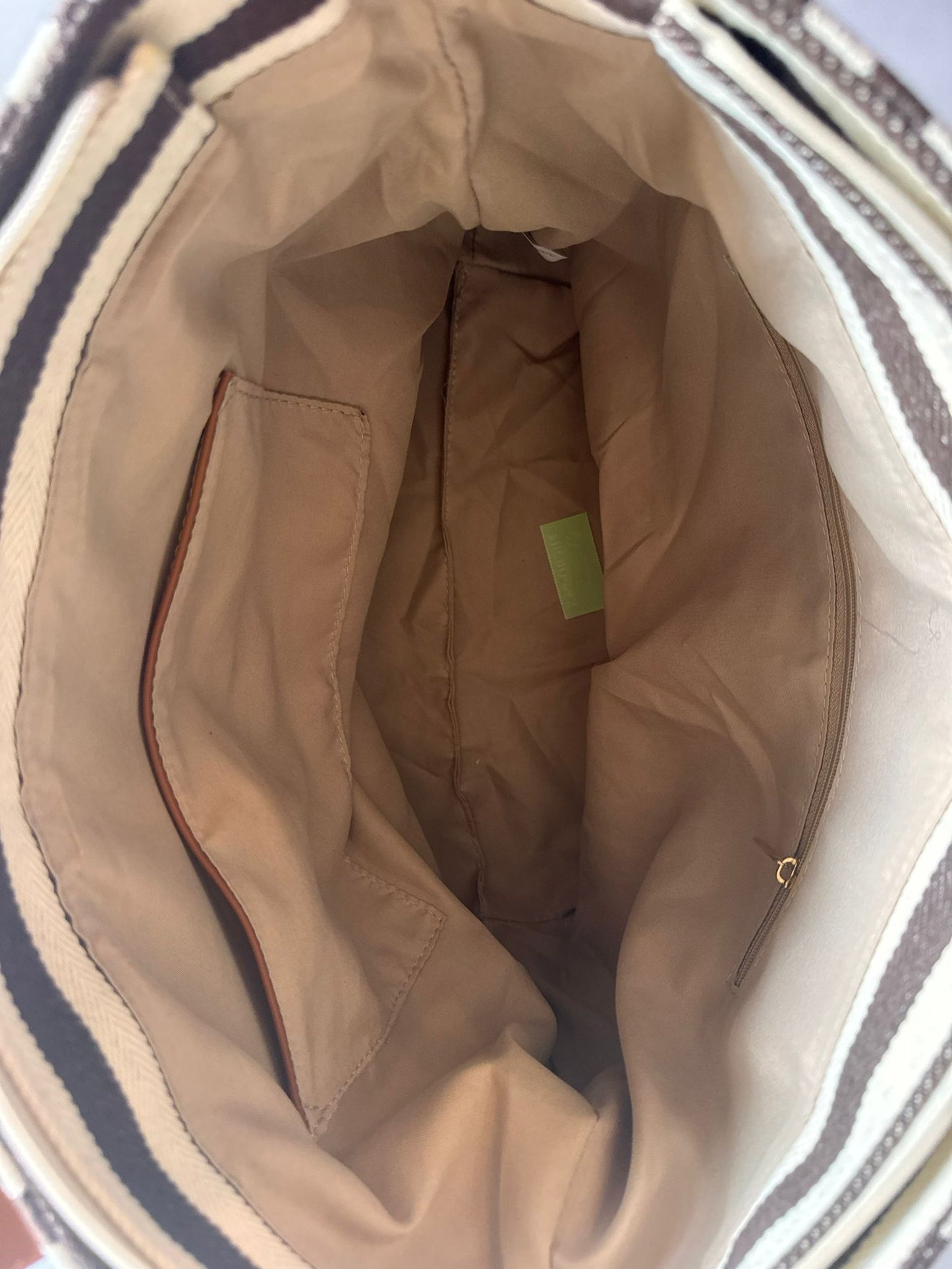 Abendtasche - Braun-weiss (Abend Taschen VC2050)