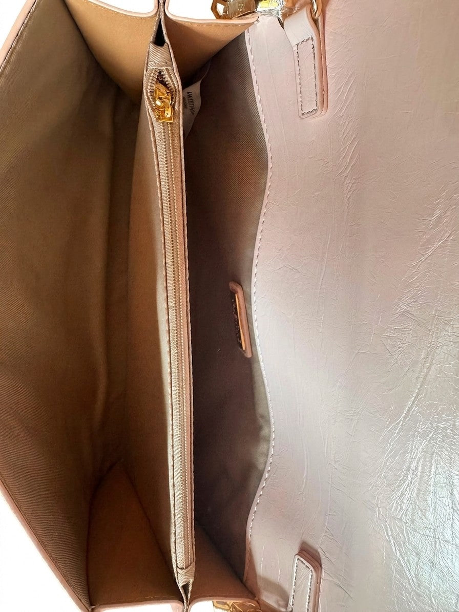 Elegante Damen Henkeltasche von Valentino Creations (28x16x4) - Rosa