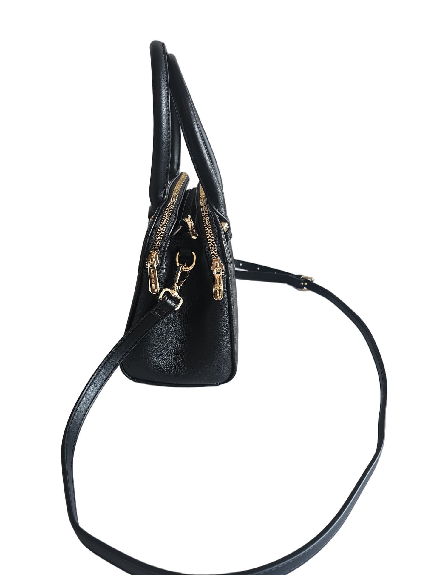 Elegante Damen Henkeltasche von David Jones (25x20) - Schwarz