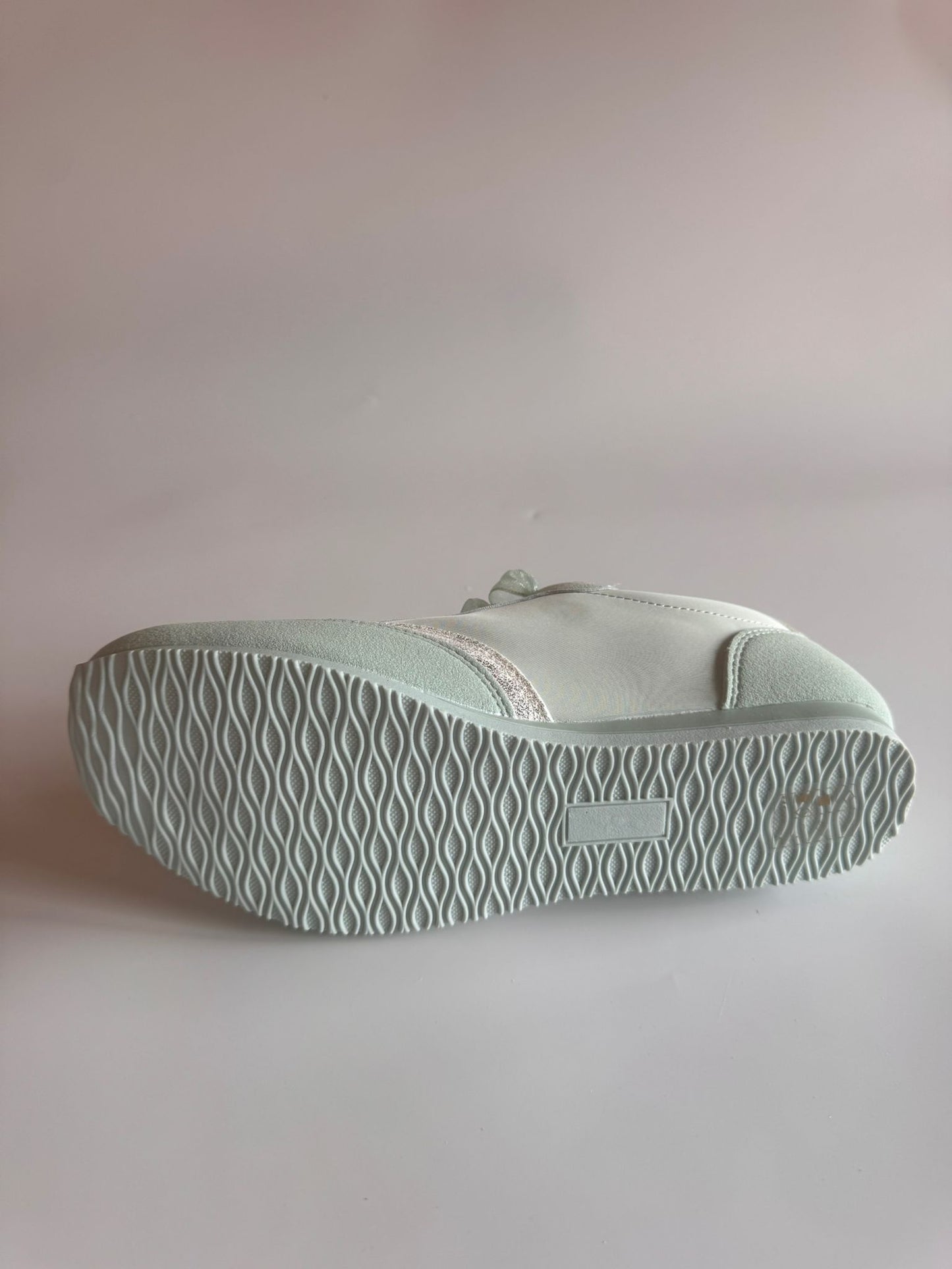 Damen Retro-Sneaker in Türkisgrün