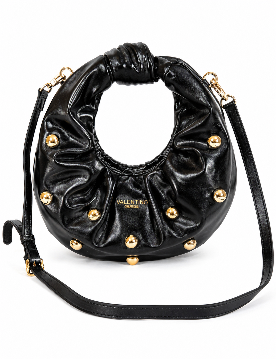 Elegante Damen Handtasche von Valentino Creations (33x31x4) - Schwarz