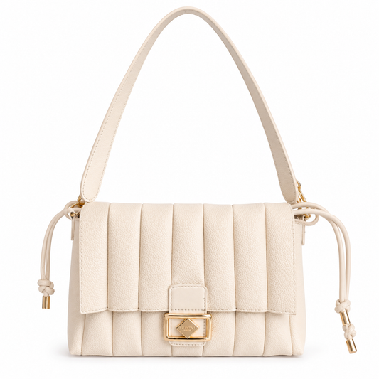 Elegante Damen Handtasche von Valentino Creations (VC2025 31x20x8) - Apricot