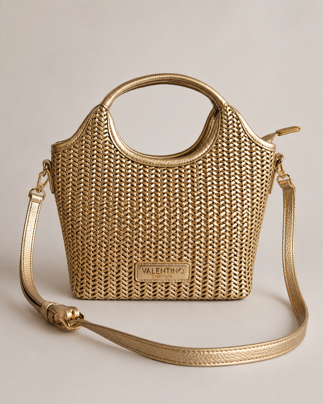 Valentino Creations Handtasche - Gold (VC2023 Tasche)