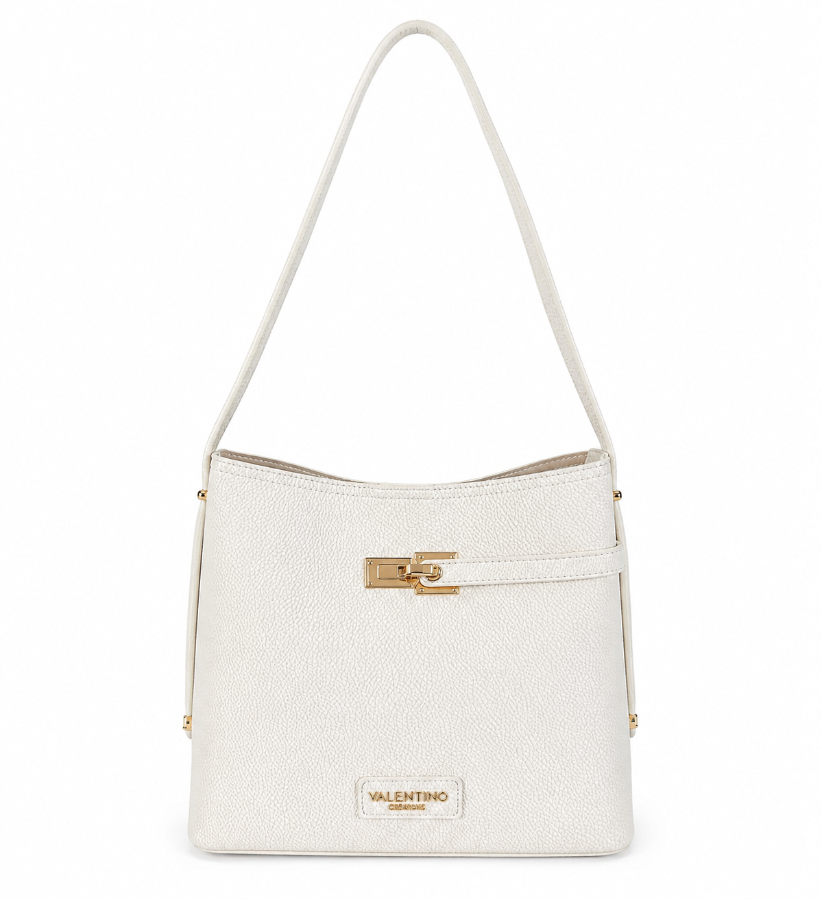 Elegante Damen Handtasche von Valentino Creations (VC2015 32x27x10) - White