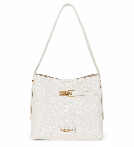Elegante Damen Handtasche von Valentino Creations (VC2015 32x27x10) - White