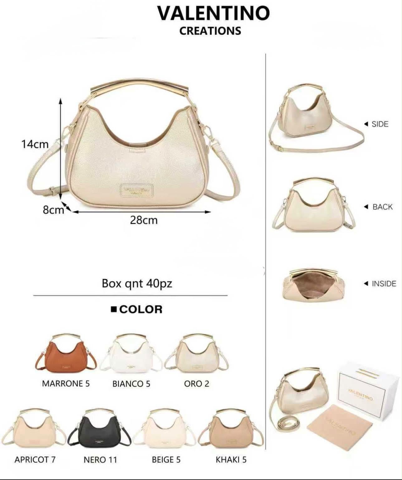 Valentino Creations Handtasche - Schwarz (VC2026 Tasche)
