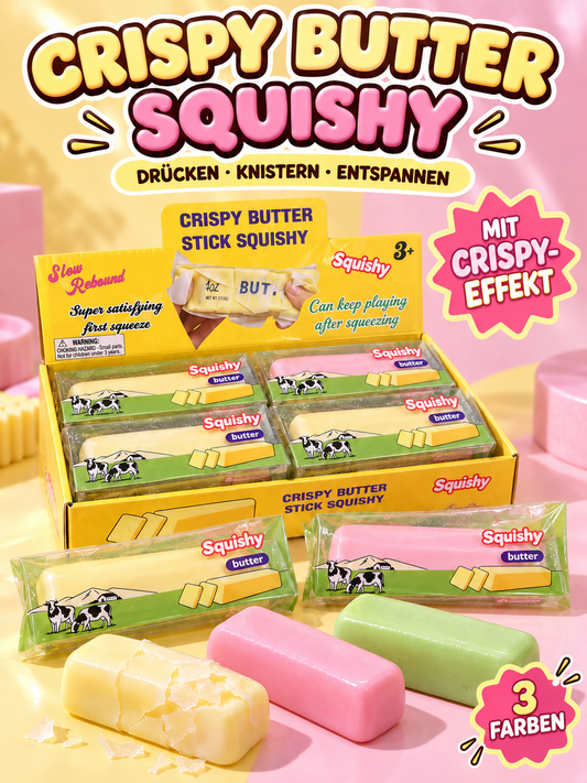 Crispy Butter Squishy mit Knistereffekt