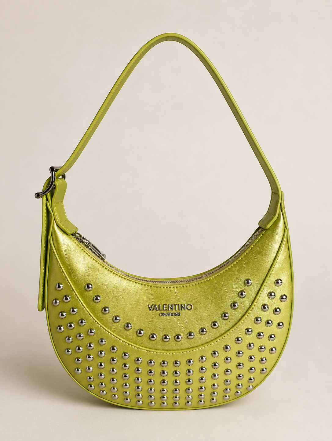 Elegante Damen Henkeltasche von Valentino Creations (VC2019Q 29x31x5) - Gruen