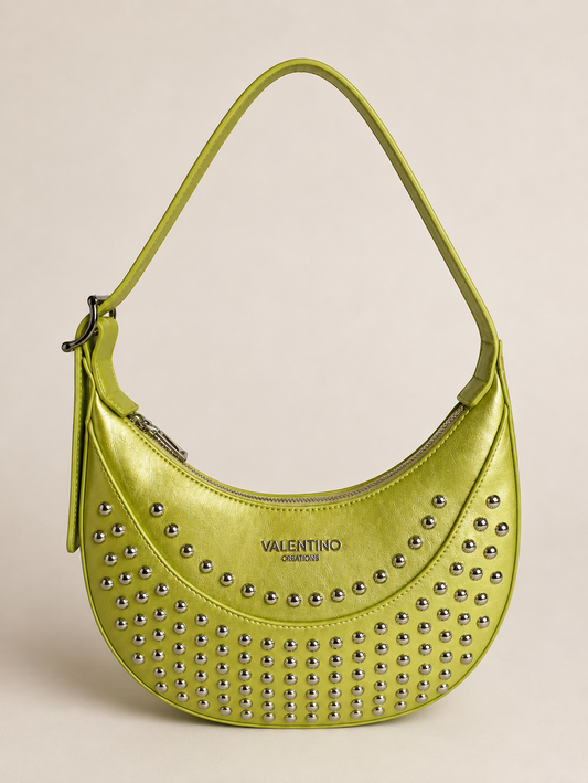 Elegante Damen Henkeltasche von Valentino Creations (VC2019Q 29x31x5) - Gruen