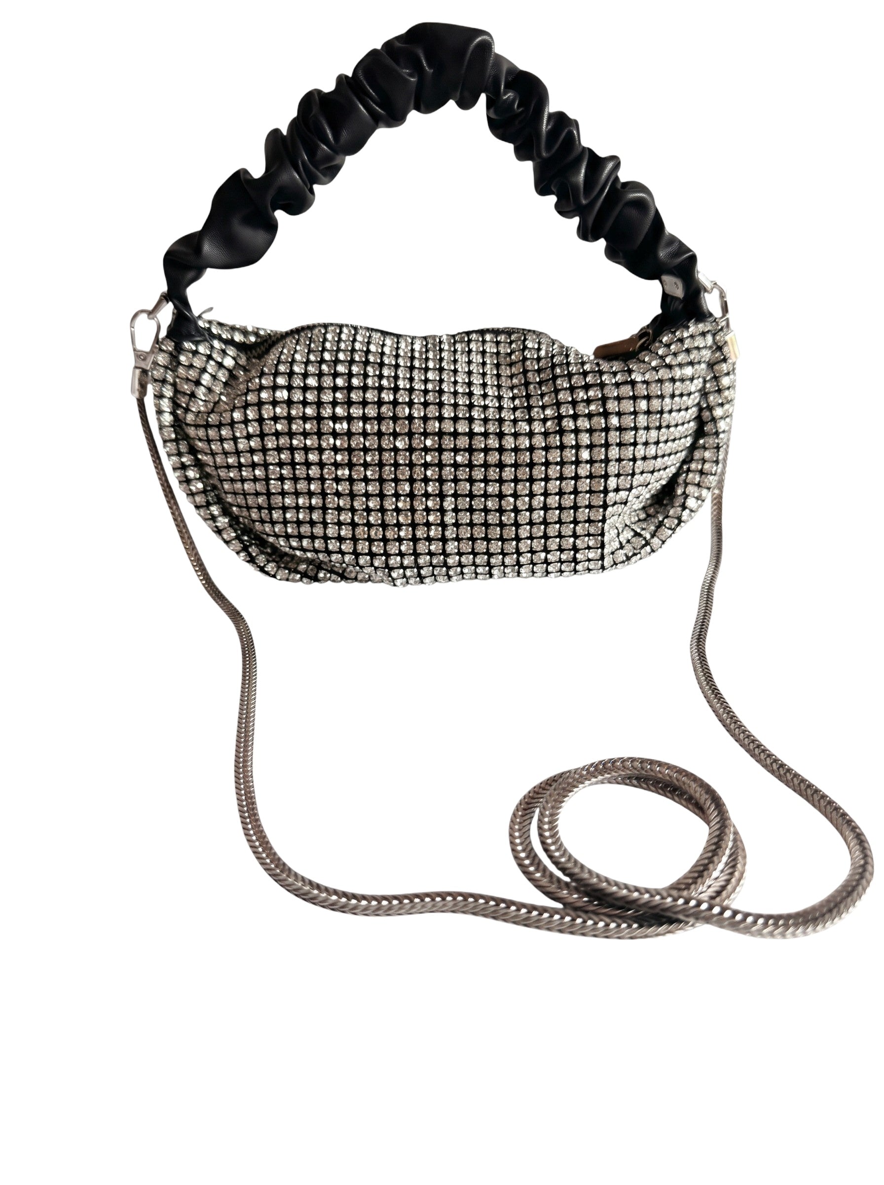 Tom & Eva Abendtasche - Schwarz-silber (Abend Taschen VC2033)