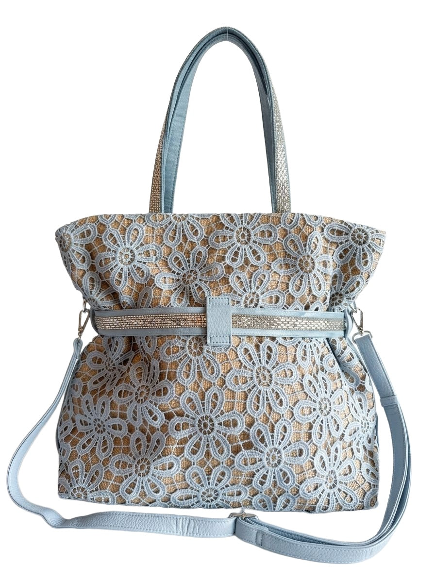 Abendtasche - Hellblau (Abend Taschen VC2048)