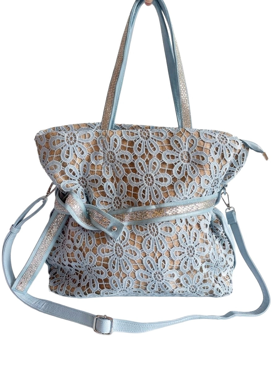 Abendtasche - Hellblau (Abend Taschen VC2048)