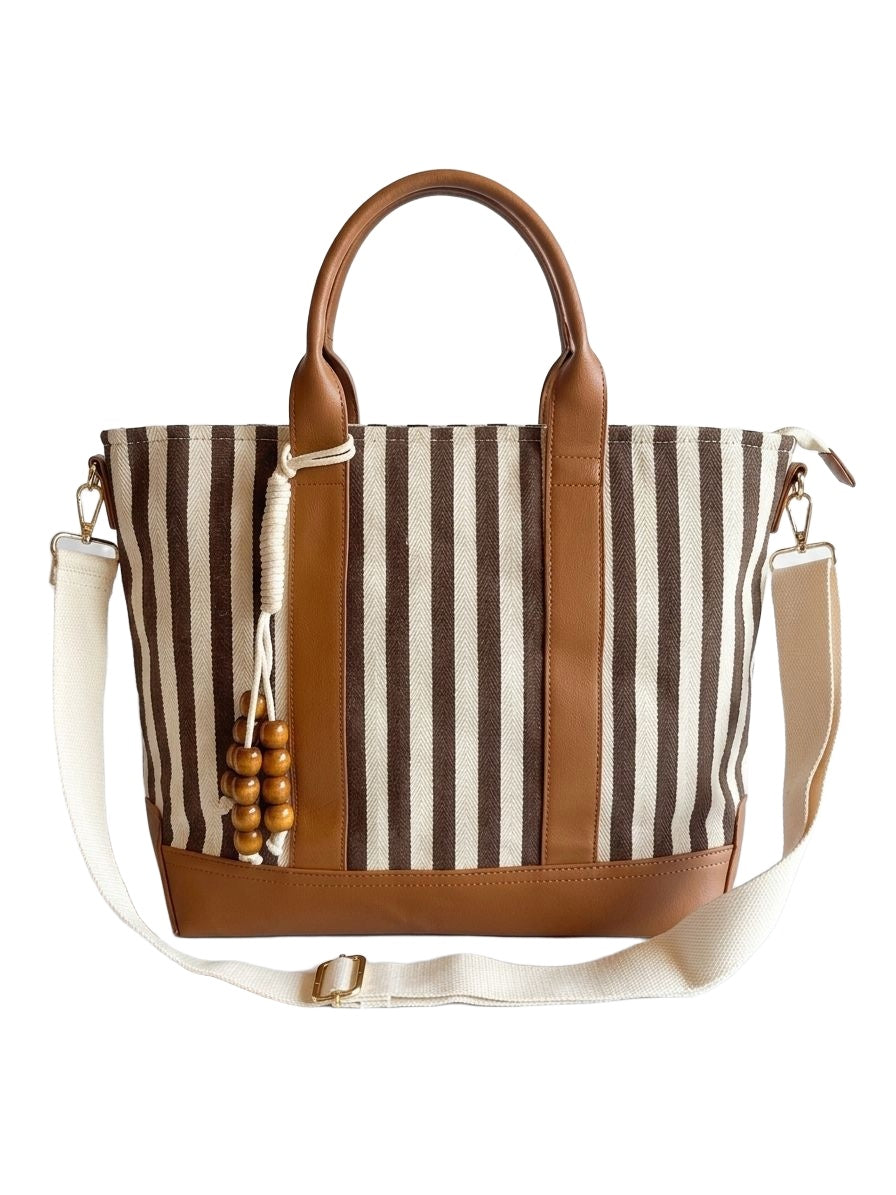 Abendtasche - Braun-weiss (Abend Taschen VC2050)