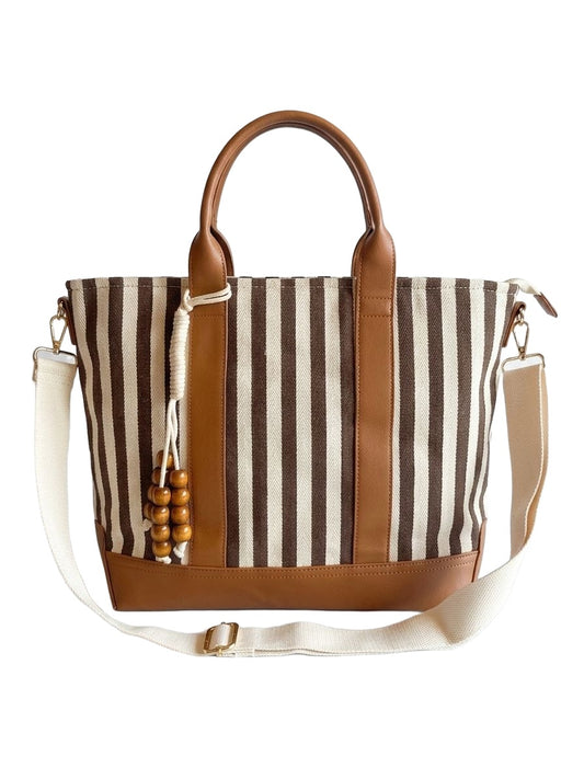Abendtasche - Braun-weiss (Abend Taschen VC2050)