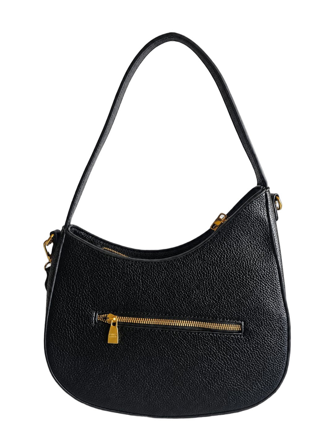 Elegante Damen Henkeltasche von Enrico Coveri (29x27) - Schwarz