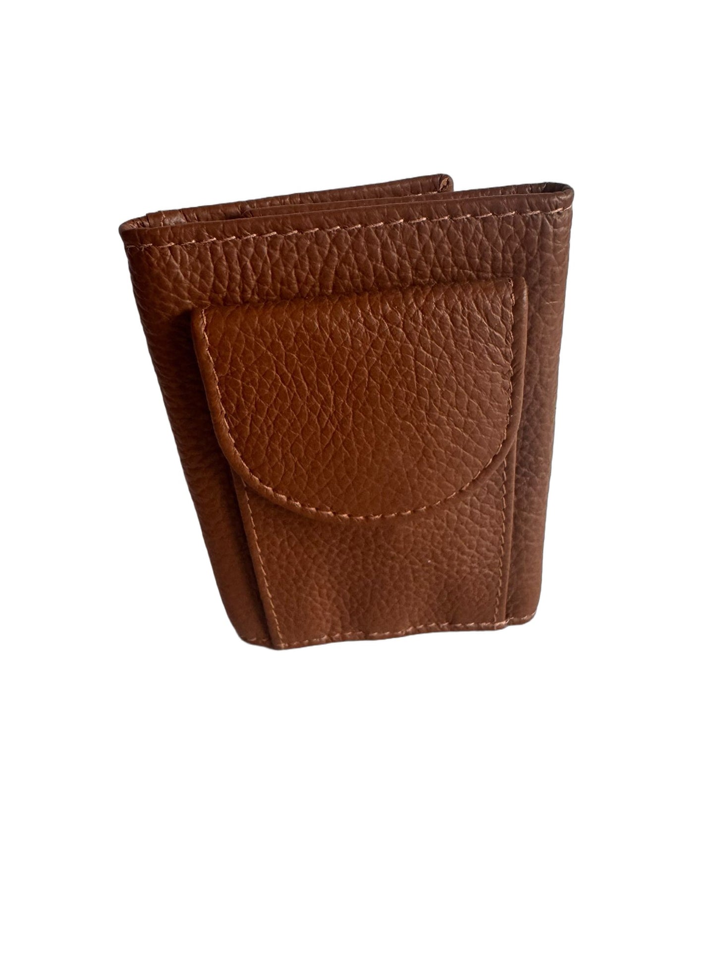 Hochwertige Unisex Geldbörse aus Kalbsleder (Unisex Geldbörse 9.5x7x1) - Braun