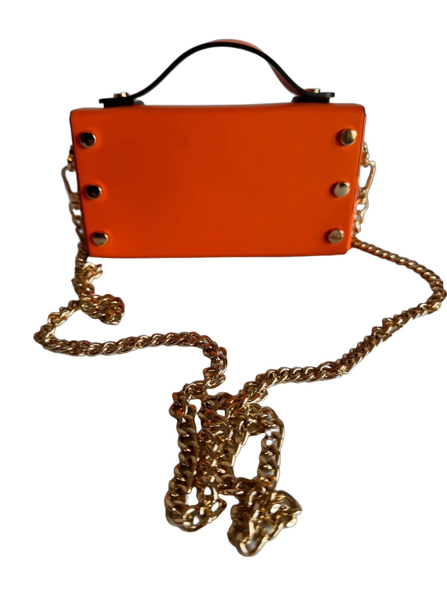 Elegante Damen Umhängetasche von Valentino Creations (V853 18x5x9) - Orange