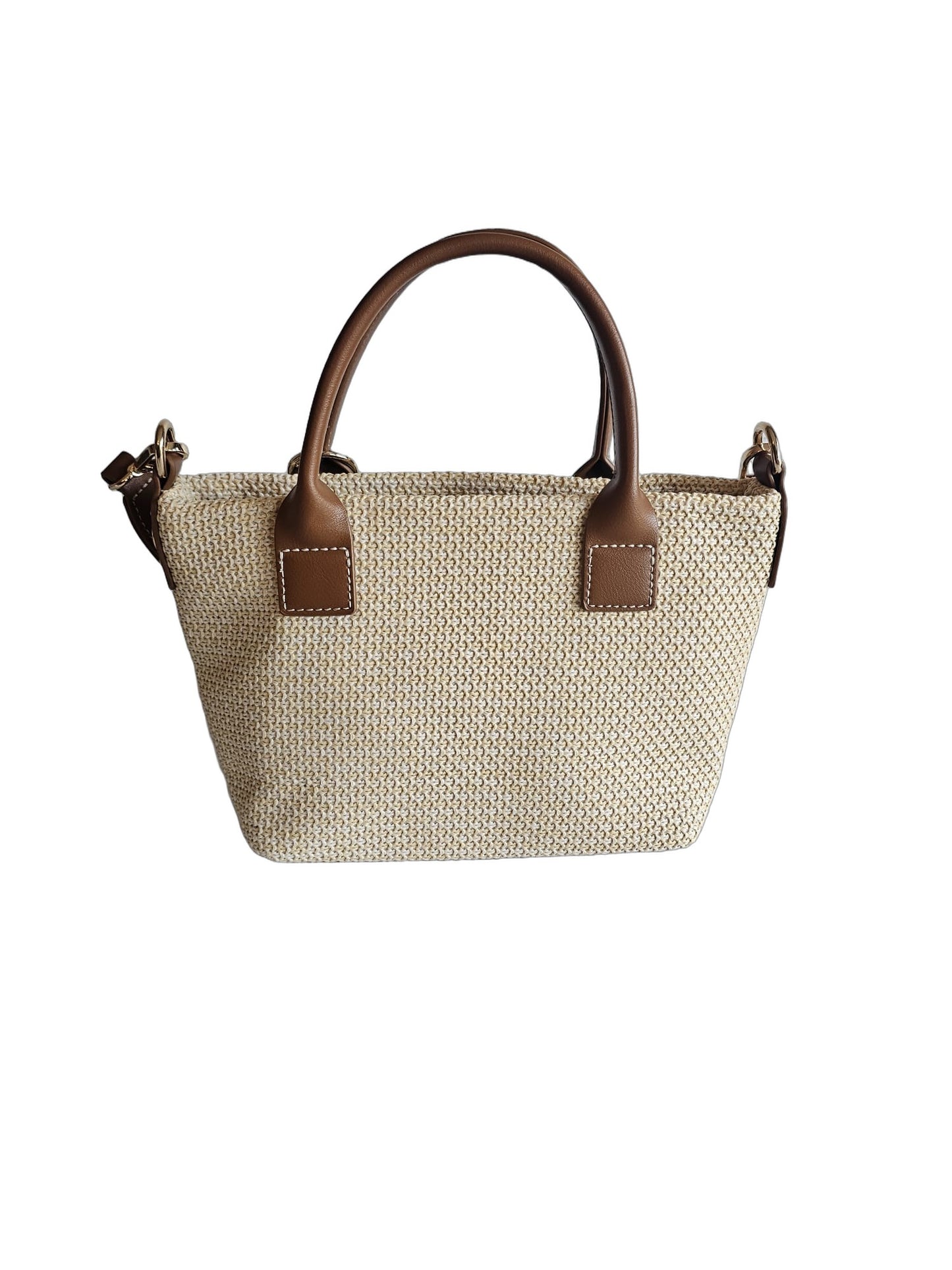 Elegante Damen Henkeltasche von David Jones (25x17) - Natur