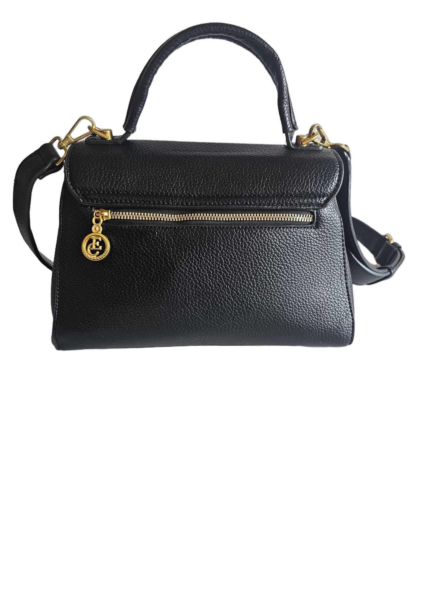 Elegante Damen Henkeltasche von Enrico Coveri (26x20 gg) - Schwarz