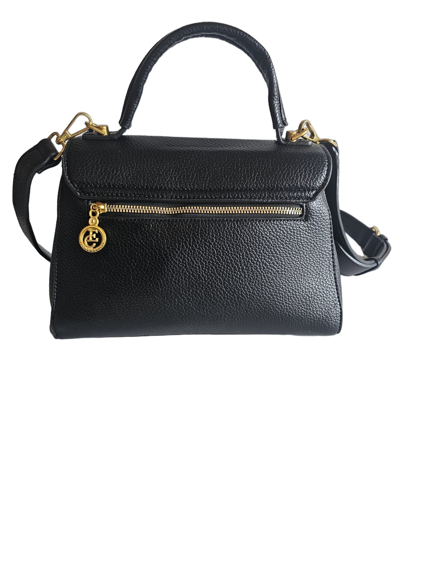 Elegante Damen Henkeltasche von Enrico Coveri (26x20 gg) - Schwarz