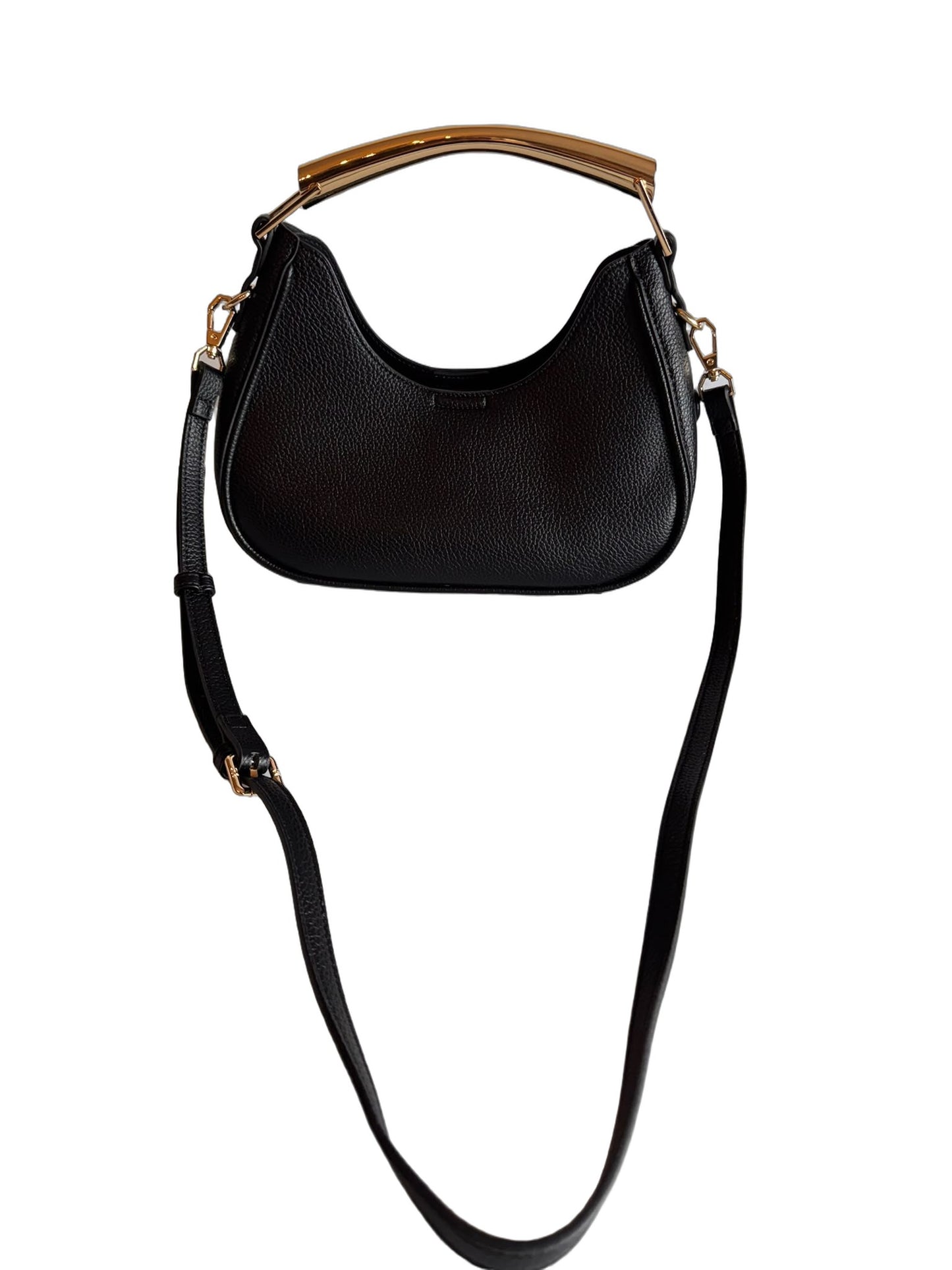 Elegante Damen Henkeltasche von Valentino Creations (28x14x8) - Schwarz