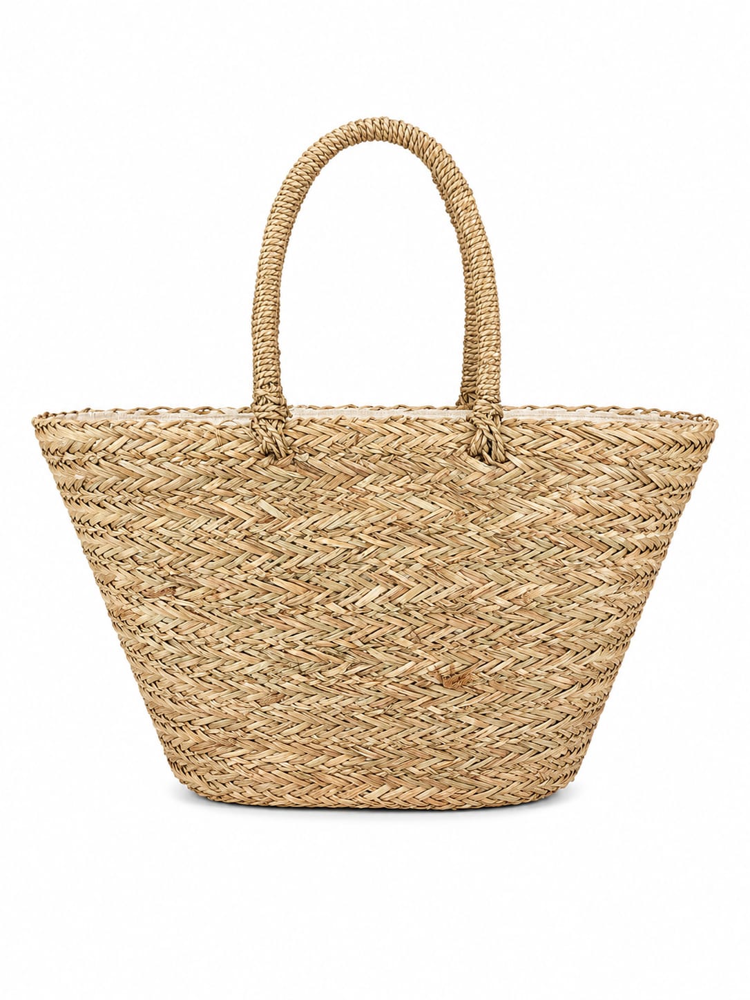 Kassandra & Co - Korbtasche_50x30_Ethno_Beige_Pink - Ethno Beige-Pink
