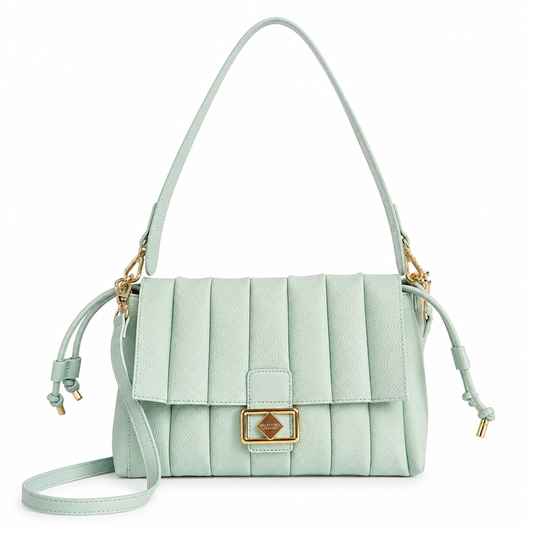 Elegante Damen Handtasche von Valentino Creations (VC2025 31x20x8) - Turkis