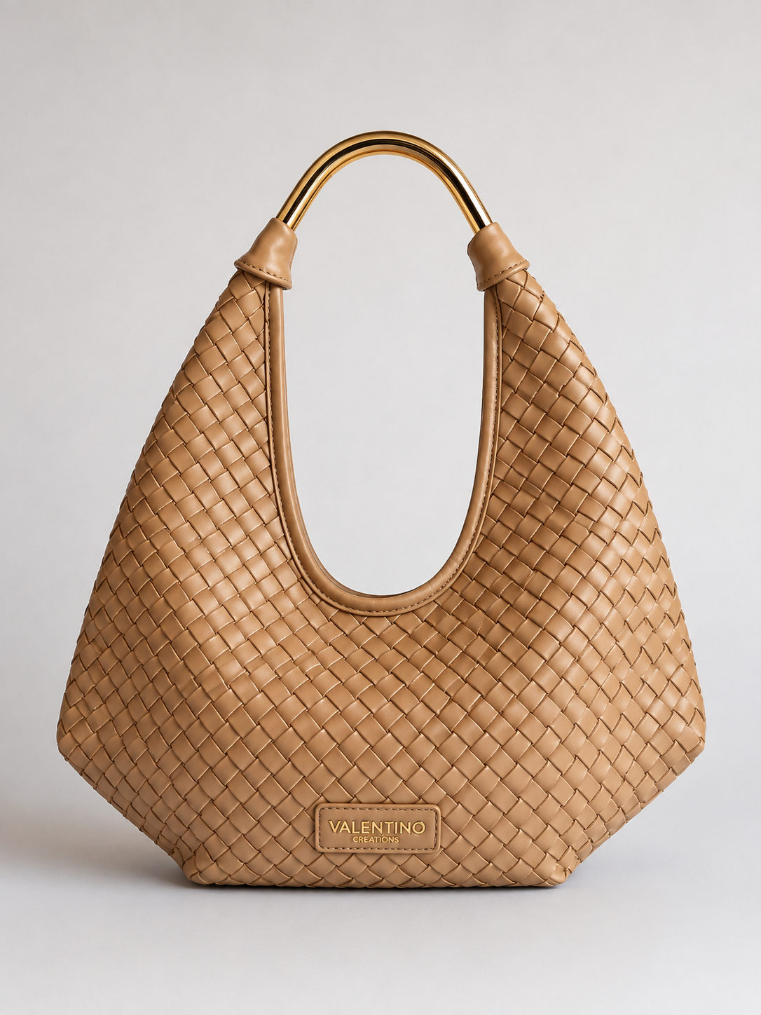 Elegante Damen Shopper von Valentino Creations (VC2027 41x41x6) - Khaki