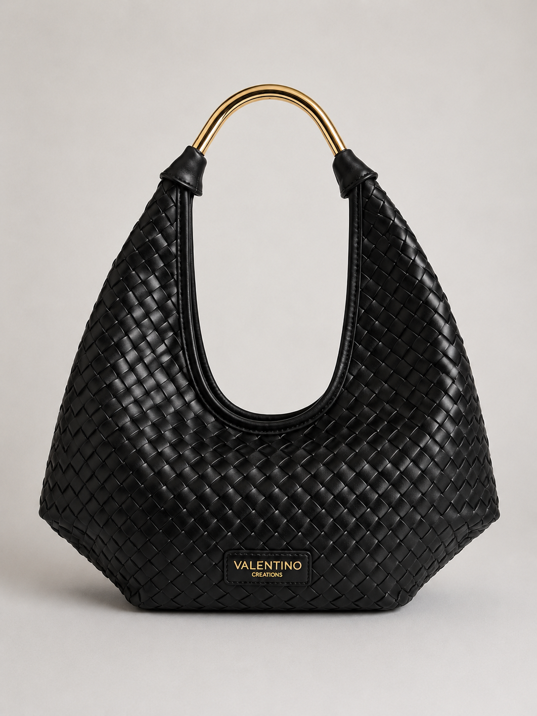 Elegante Damen Shopper von Valentino Creations (VC2027 41x41x6) - Cognac