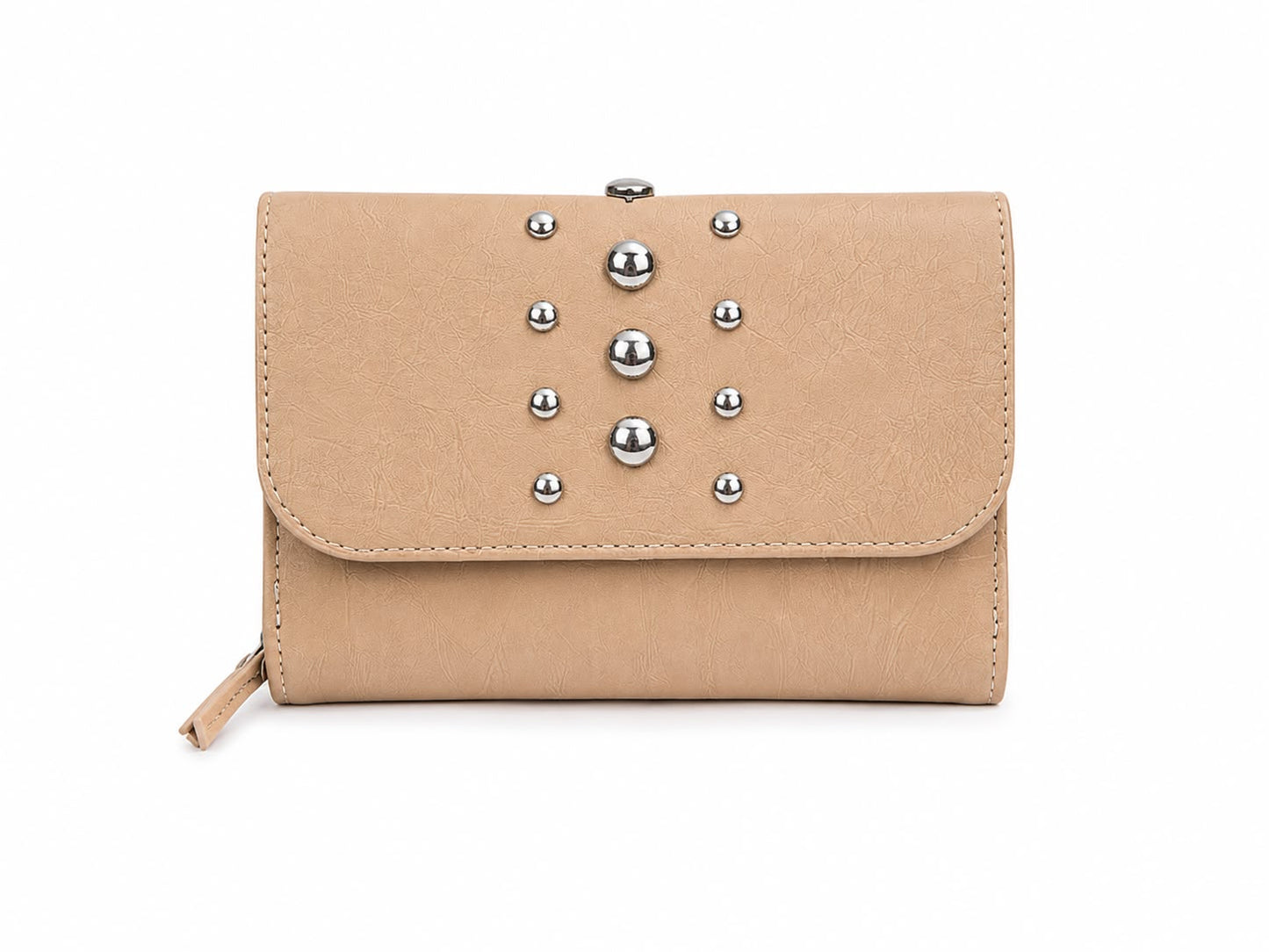 Valentino Creations Geldbörsen mit Nieten-Vertikalmuster (VC P1035)