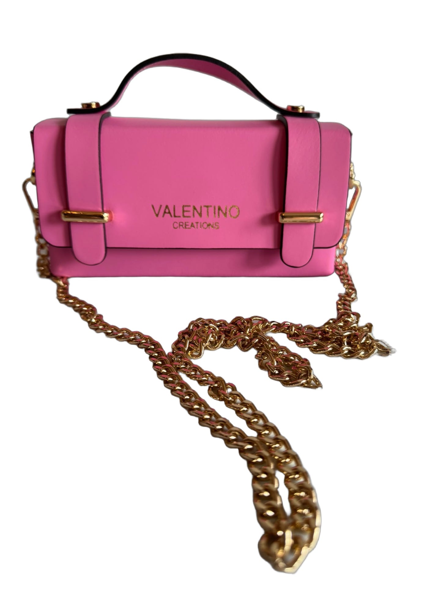 Elegante Damen Umhängetasche von Valentino Creations (V853 18x5x9) - Pink