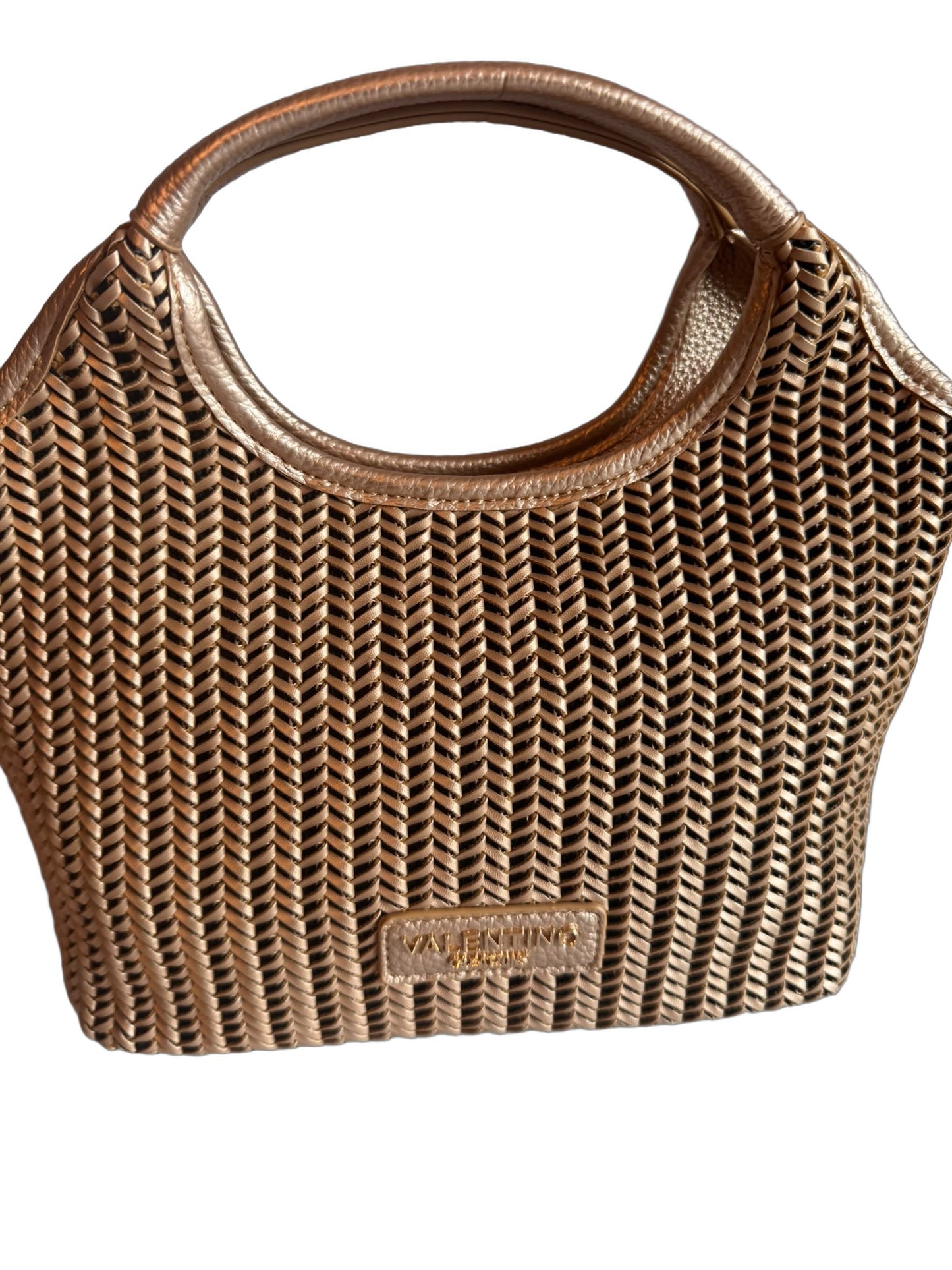 Elegante Damen Shopper von Valentino Creations (34x26x12) - Gold