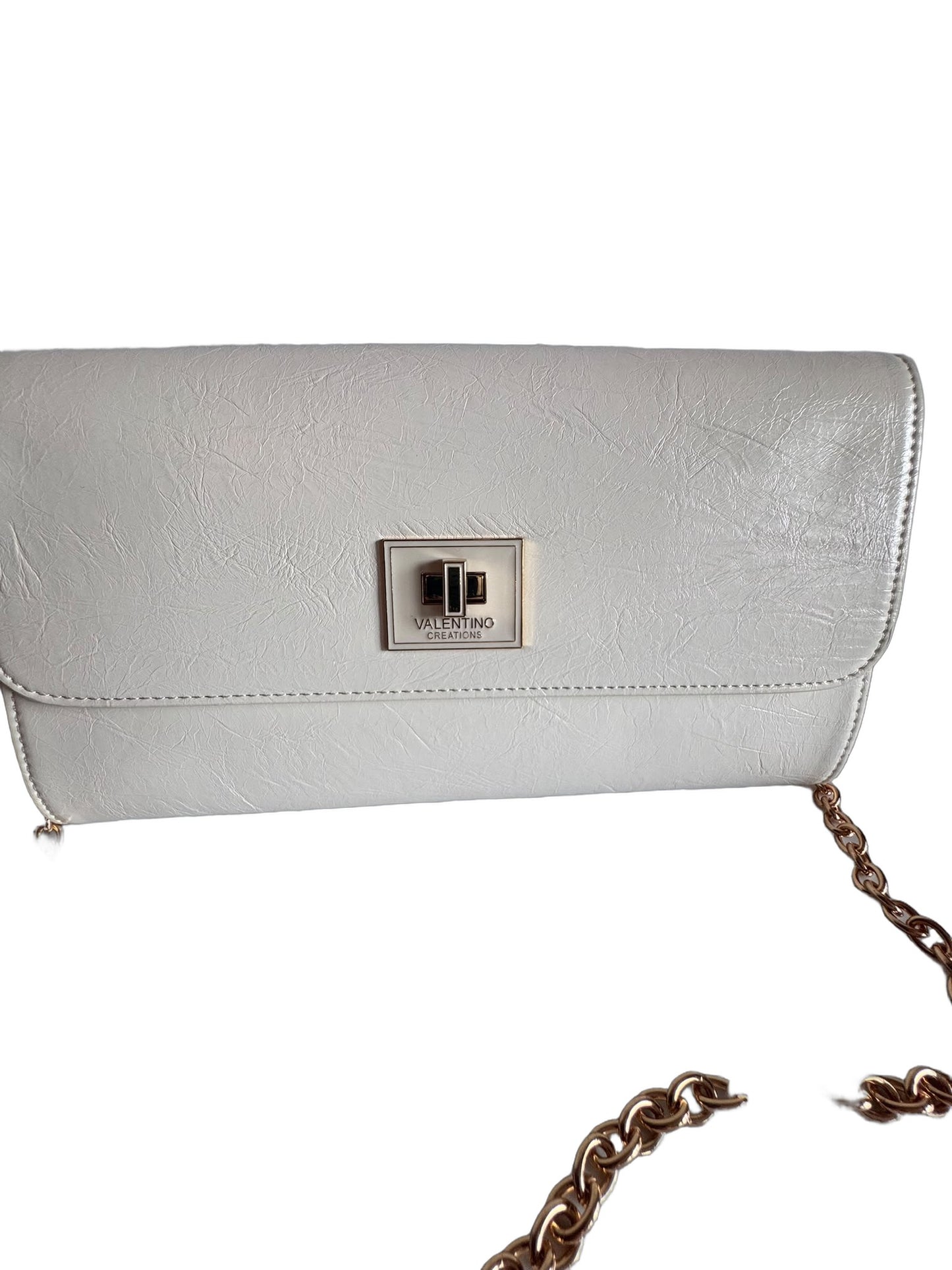 Elegante Damen Henkeltasche von Valentino Creations (28x16x4) - Weiß