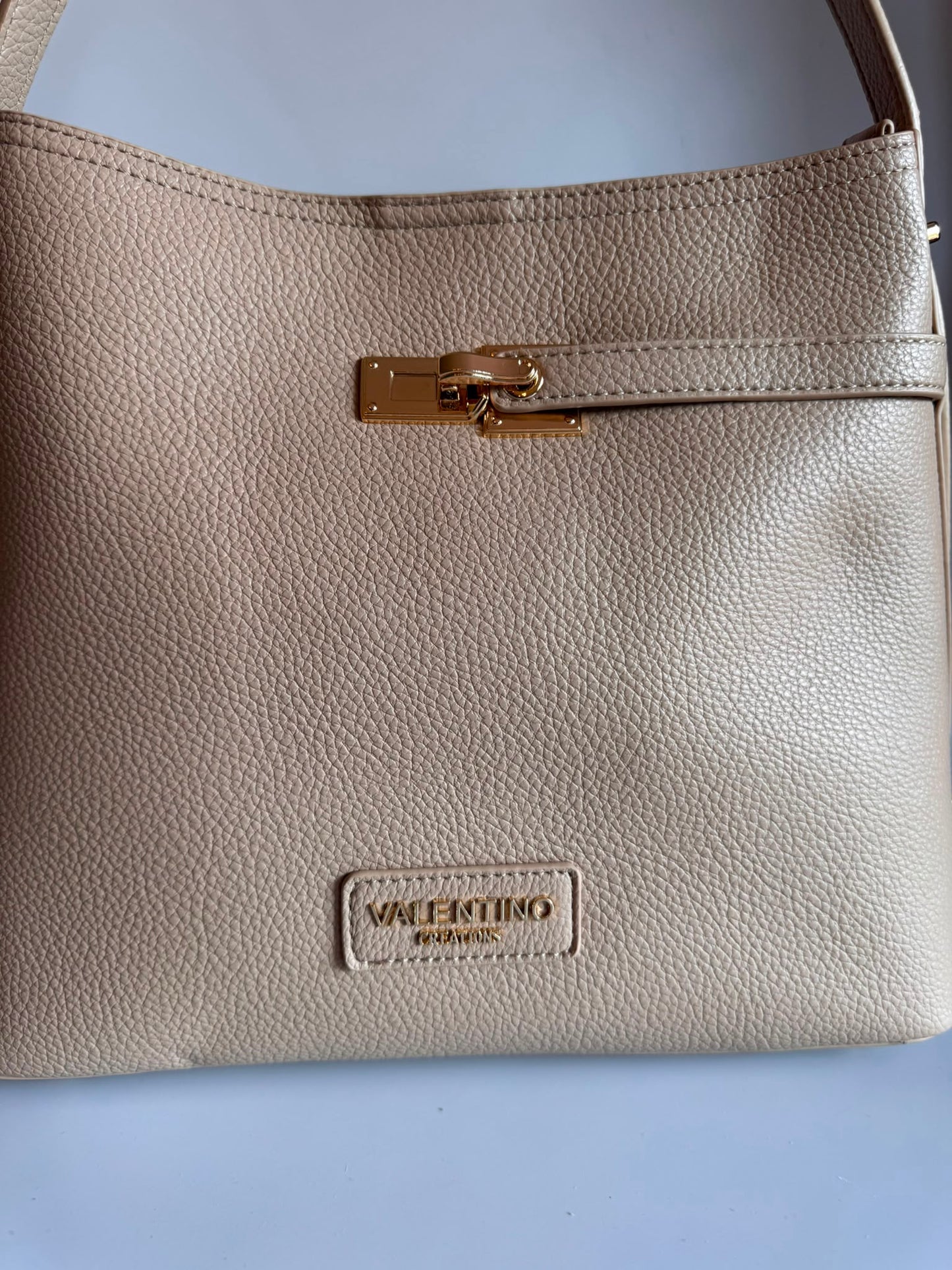 Elegante Damen Handtasche von Valentino Creations (VC2015 32x27x10) - Khaki