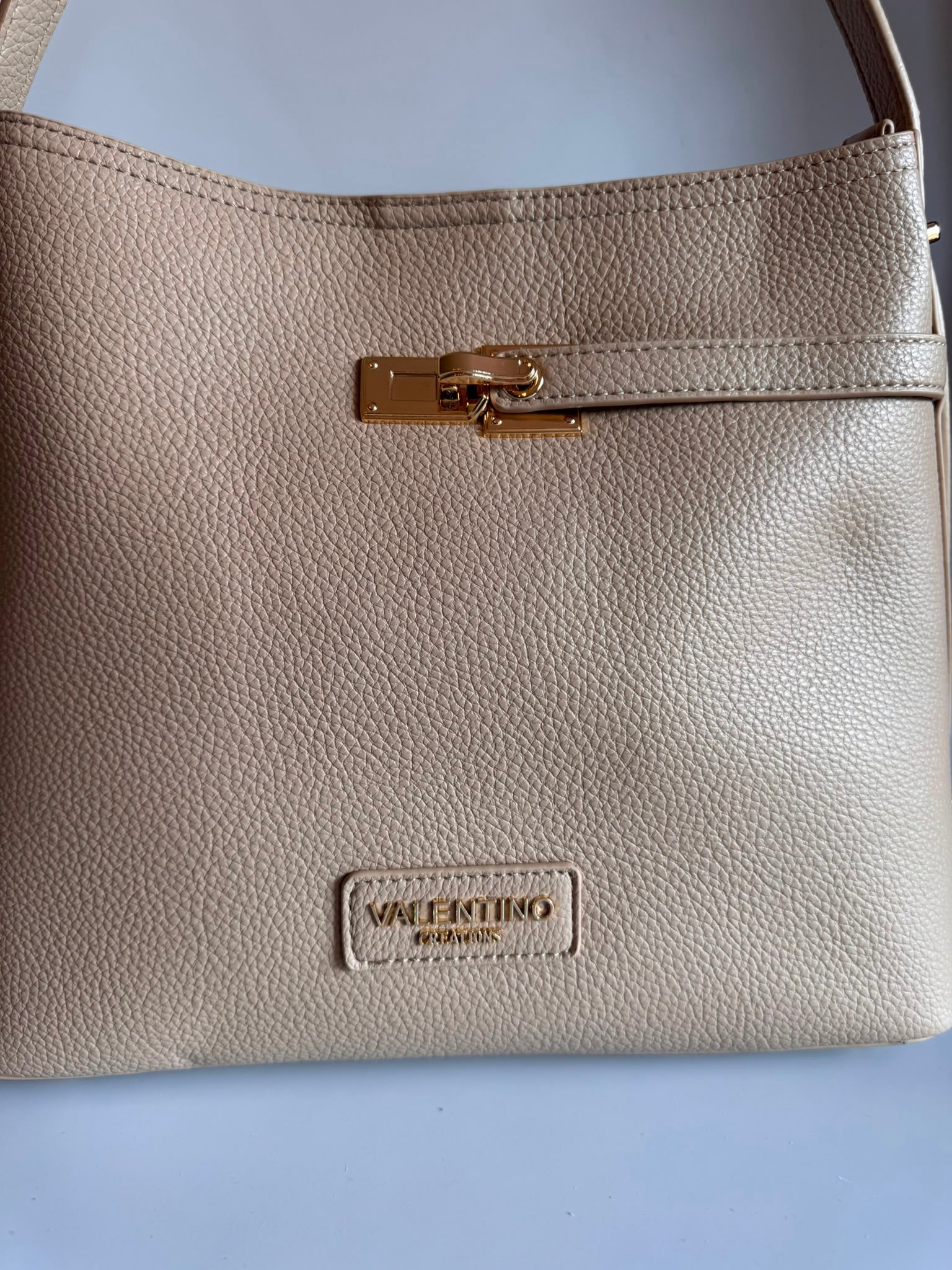 Elegante Damen Handtasche von Valentino Creations (VC2015 32x27x10) - Khaki