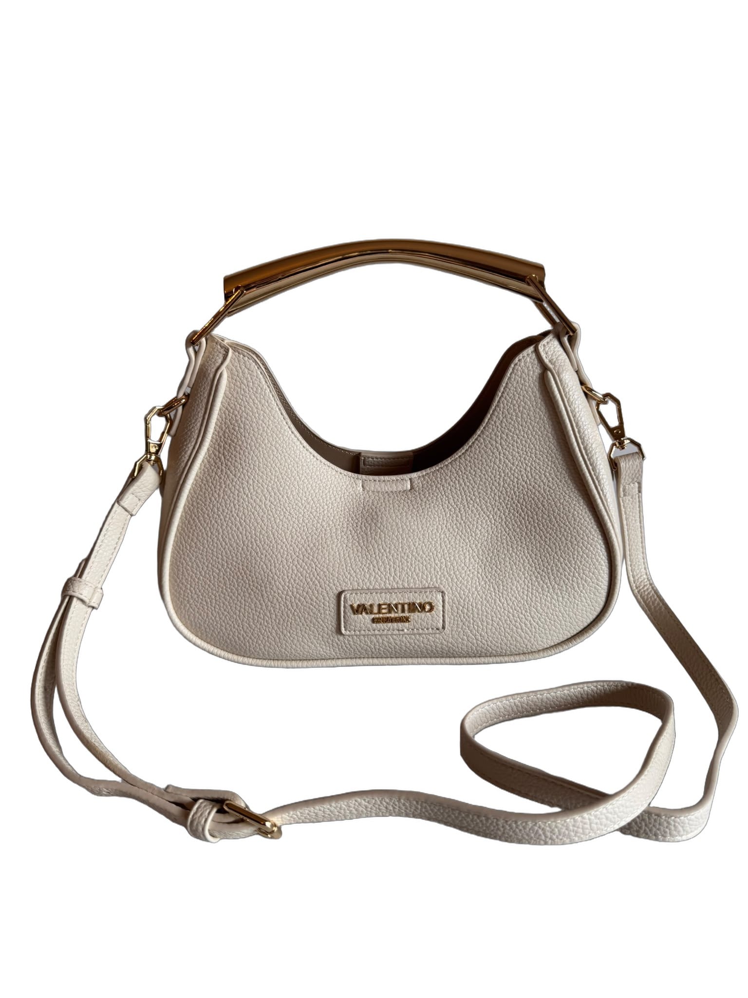 Elegante Damen Henkeltasche von Valentino Creations (28x14x8) - Beige