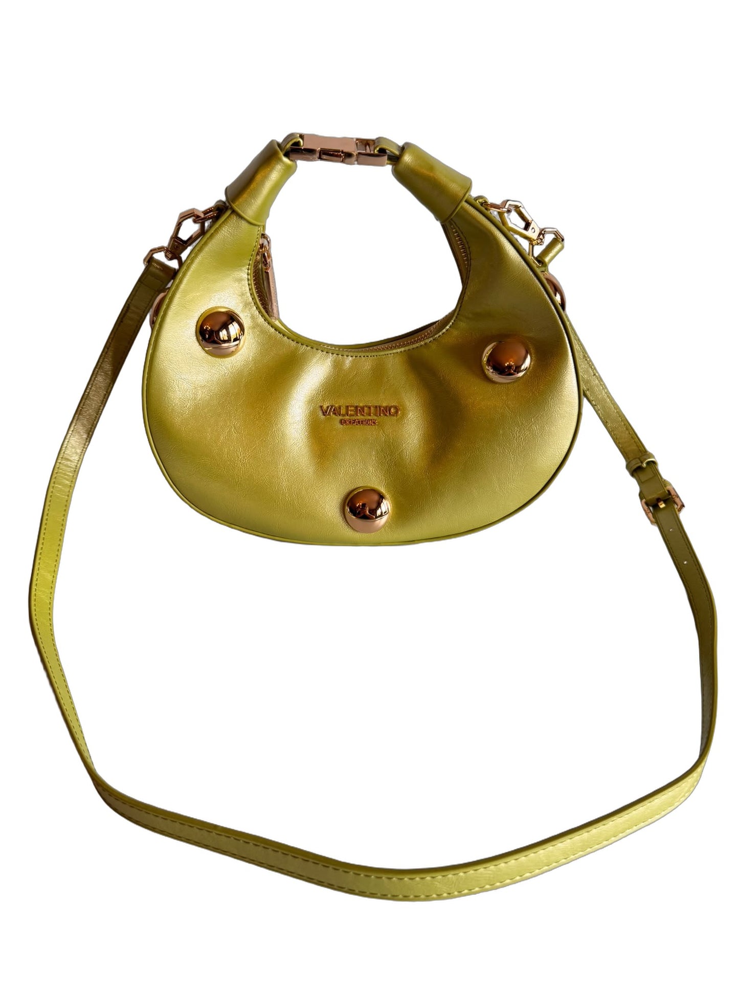 Elegante Damen Henkeltasche von Valentino Creations (26x24x7) - Grun