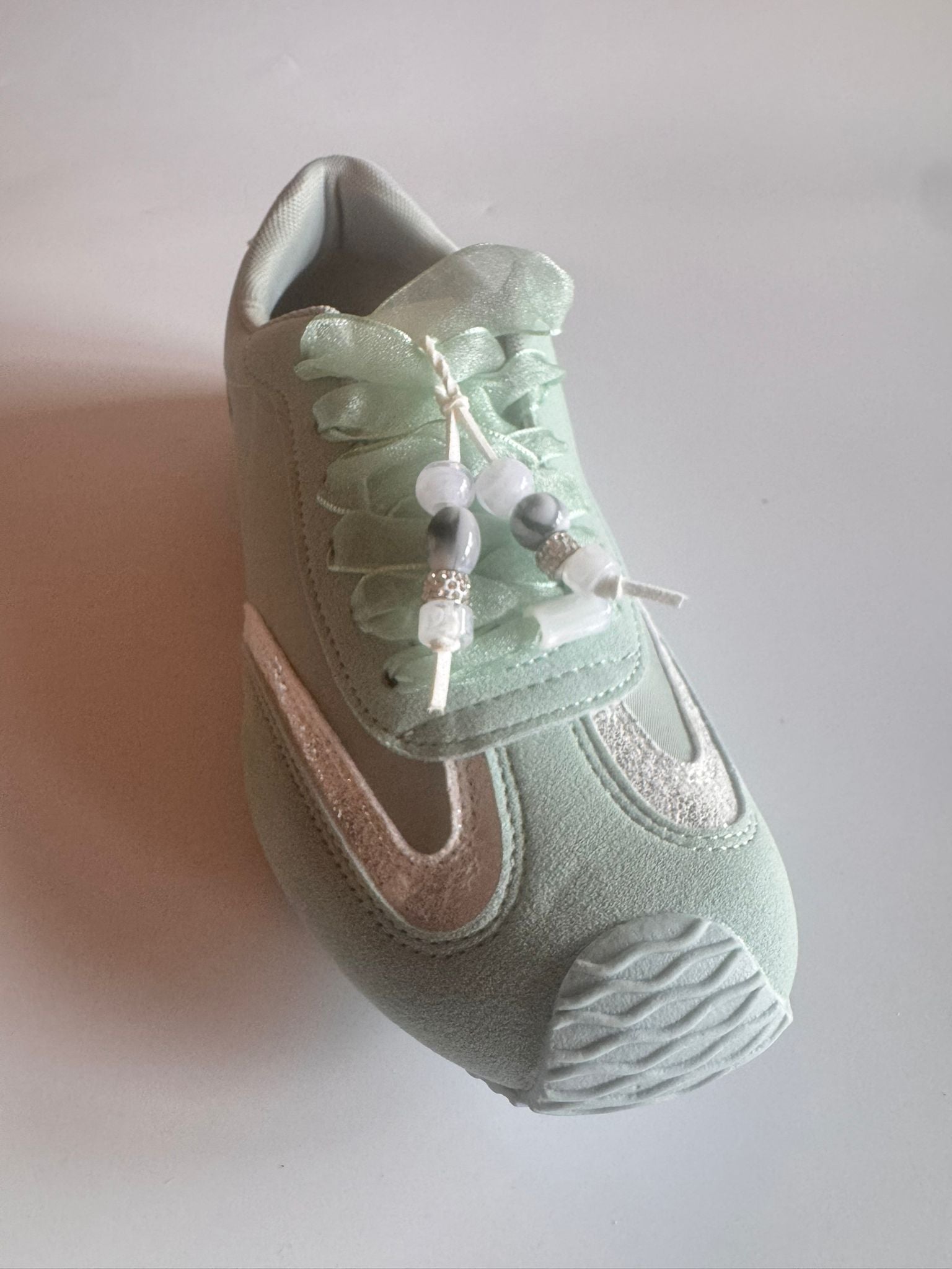 Damen Retro-Sneaker in Türkisgrün