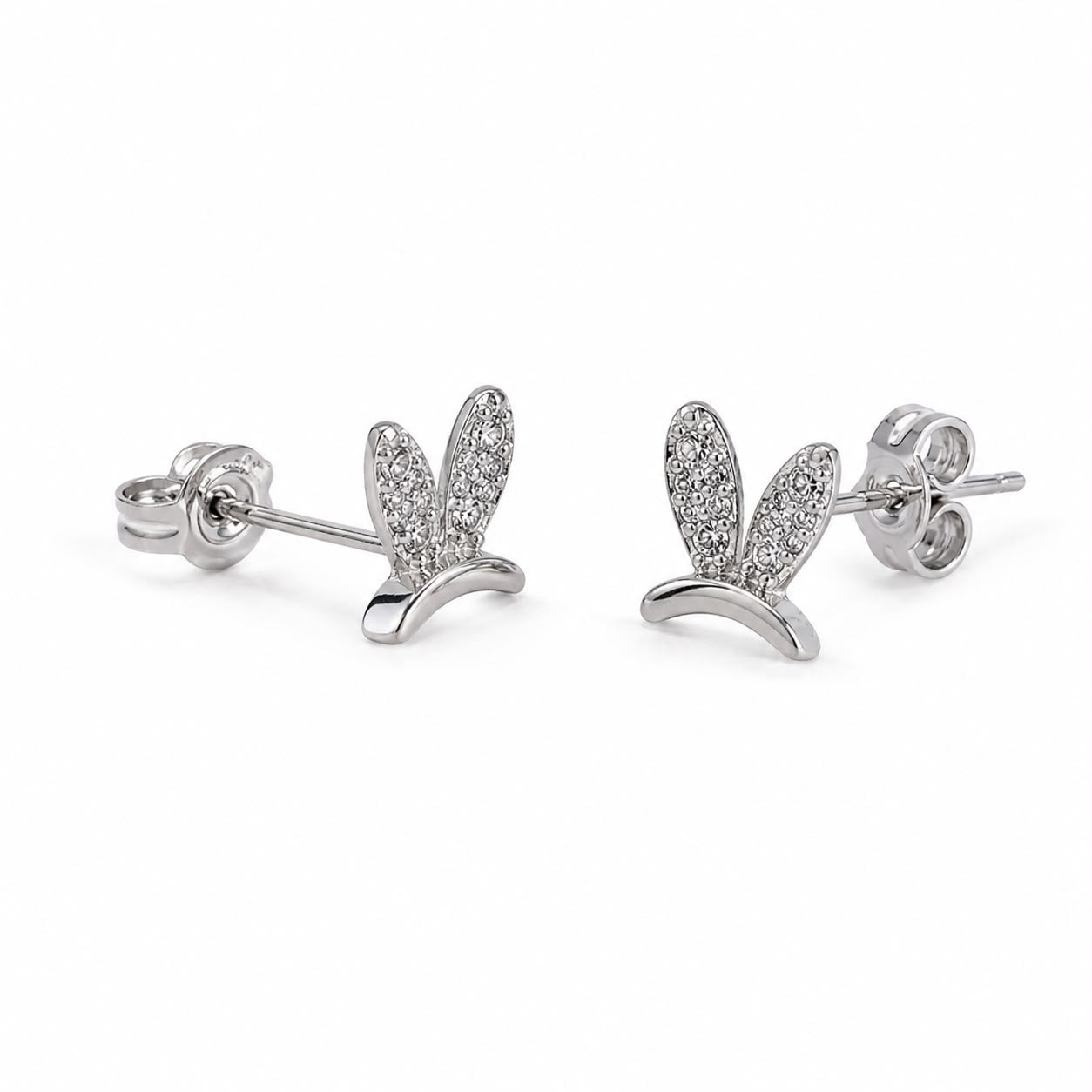925 Sterling Silber Ohrstecker – Hasenohren (Hasenohren Ohrstecker)