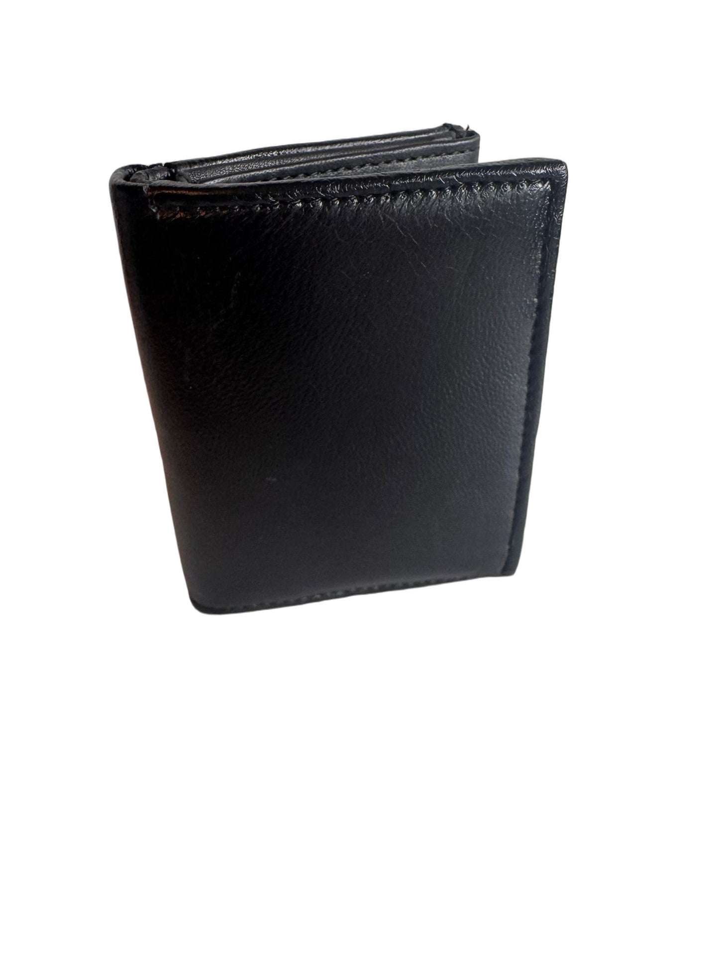 Hochwertige Unisex Geldbörse aus Kalbsleder (Unisex Geldbörse 10x7.5x2) - Schwarz