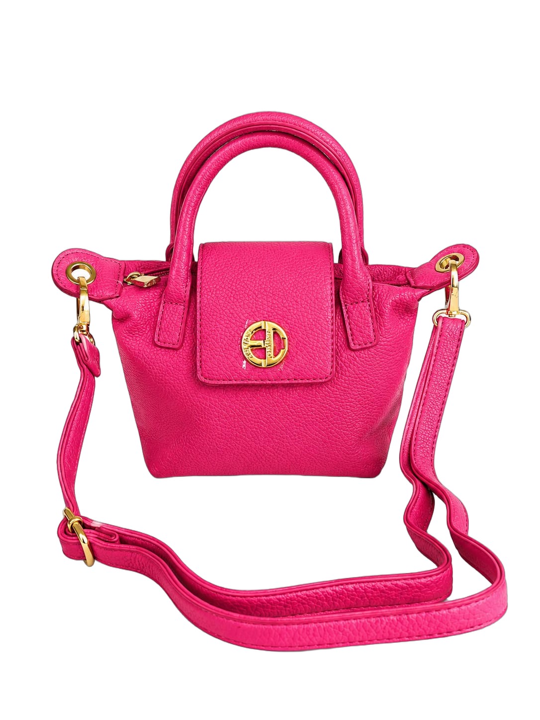 Elegante Damen Umhängetasche von Enrico Coveri (17x17) - Pink