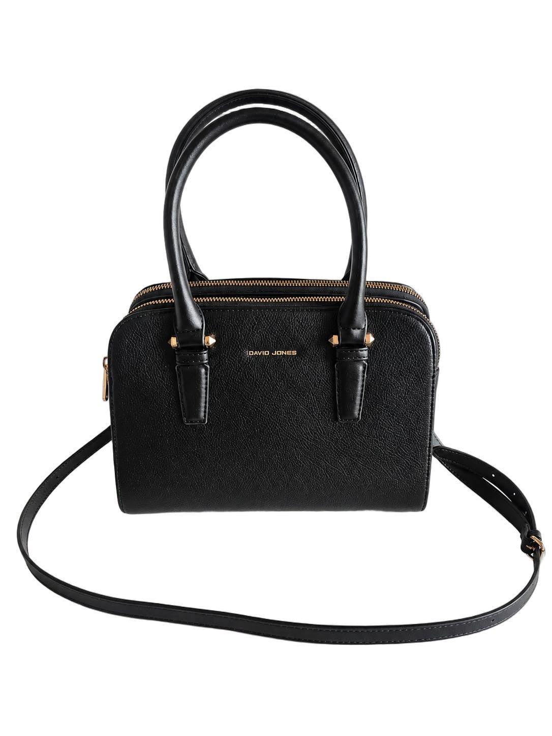 Elegante Damen Henkeltasche von David Jones (25x20) - Schwarz