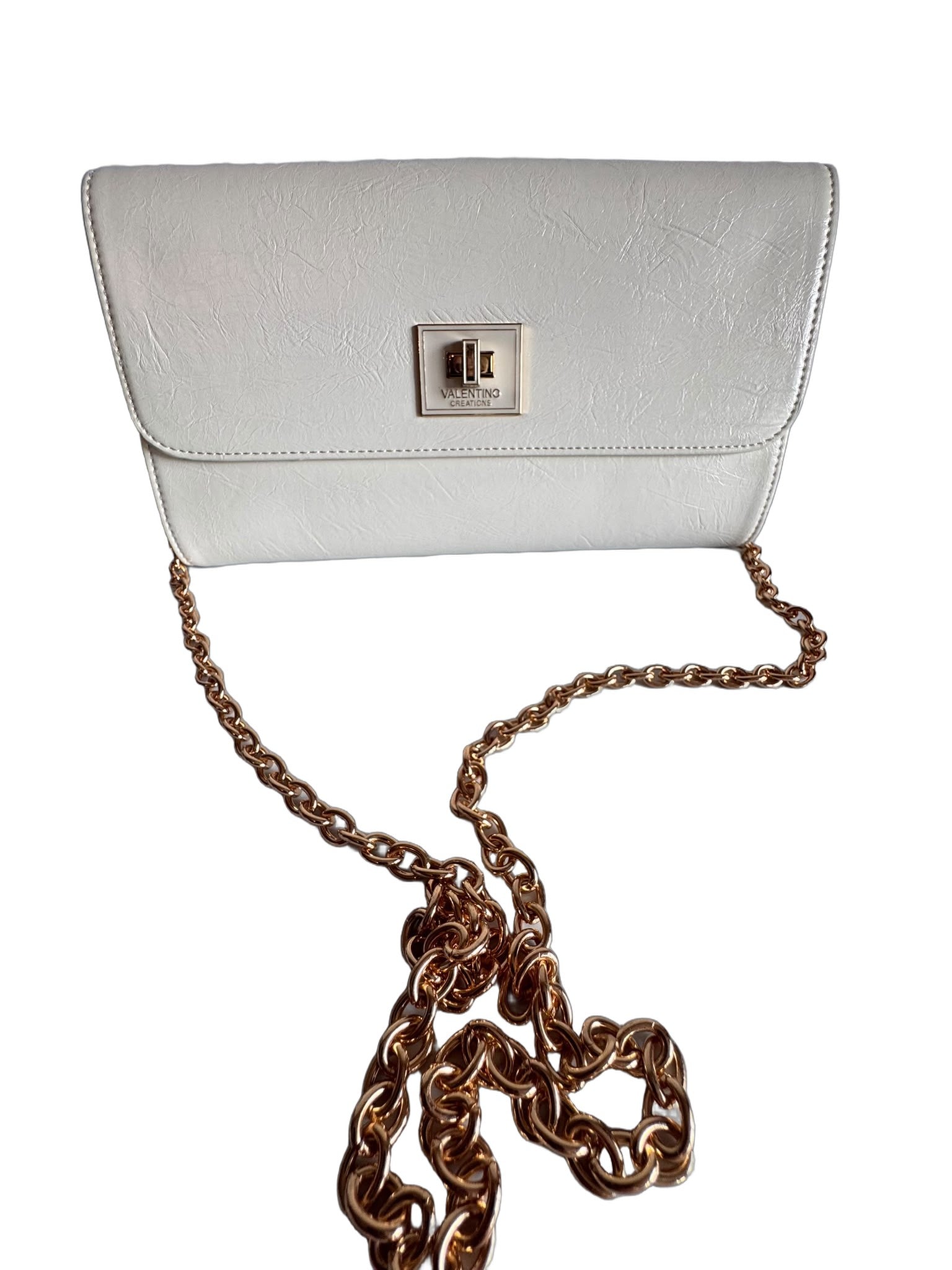 Elegante Damen Henkeltasche von Valentino Creations (28x16x4) - Weiß