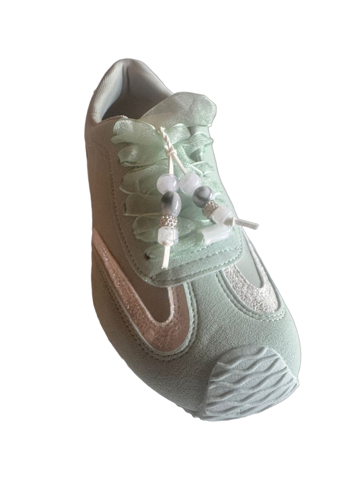 Damen Retro-Sneaker in Türkisgrün
