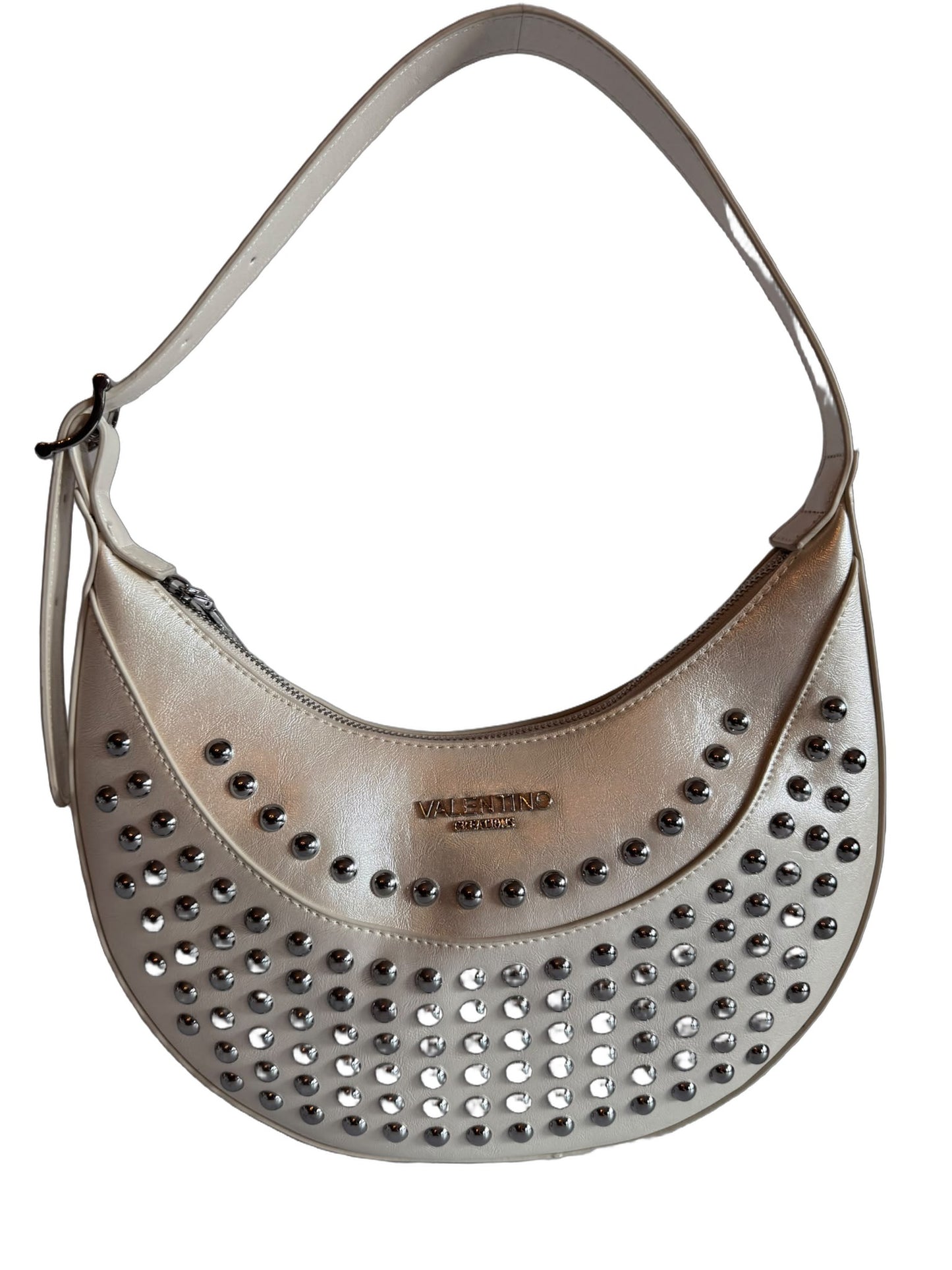 Elegante Damen Henkeltasche von Valentino Creations (VC2019Q 29x31x5) - Beige
