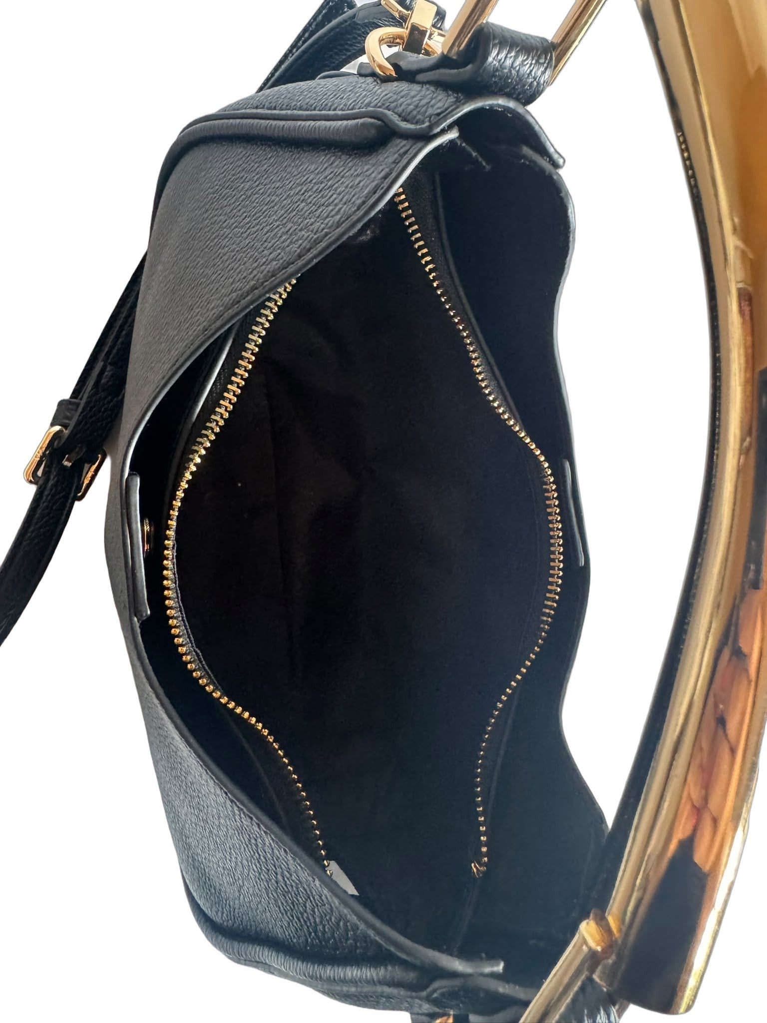 Elegante Damen Henkeltasche von Valentino Creations (28x14x8) - Schwarz