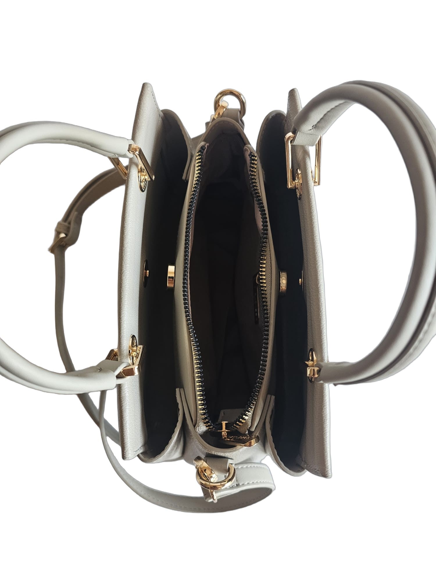 Elegante Damen Handtasche von David Jones (23x18) - Beige