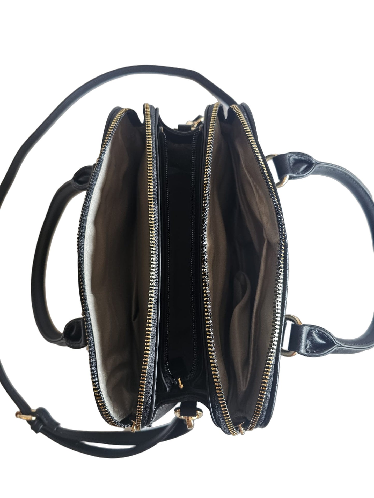 Elegante Damen Henkeltasche von David Jones (25x20) - Schwarz